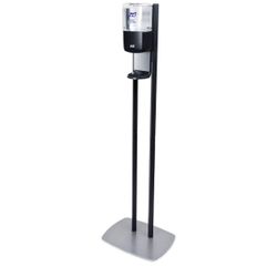 PURELL® ES8 Hand Sanitizer Floor Stand with Dispenser, 1200 mL, Graphite