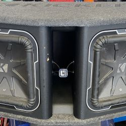 Kicker Dual 12 Kicker Q Series Dual Factory Custom Ported 41dl7122 44dl7122