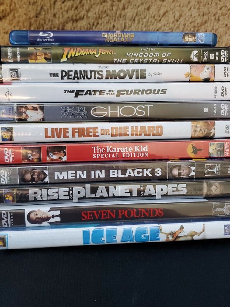 Guardians Of The Galaxy Blu-ray and other Dvds