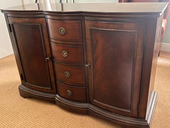 Hooker Cherry Wood Buffet Sideboard Cabinet
