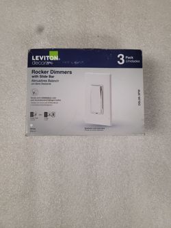 Leviton 3-Pack Rocker Dimmer Switches