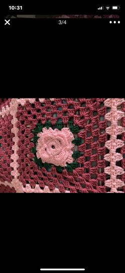 Hand made lap blanket