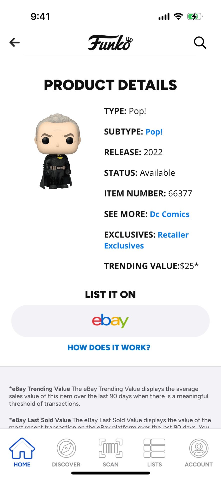 Funko Batman Unmasked Michael Keaton The Flash
