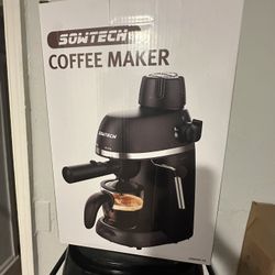 Sowtech Coffee Maker With Espresso Brewing