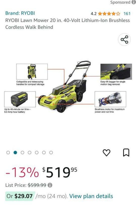 Lawn Mower With Charger