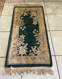 Vintage Chinese Rug 58”x25”