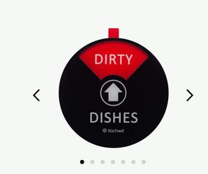 Dishwasher dirty clean indicator