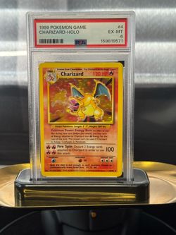 1999 Charizard Base Set Holo 4/102 English PSA 6
