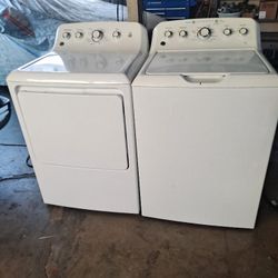 Set De Lavadora Y Secadora De Gas GE, GE Washer And Gas Dryer Matching Set 