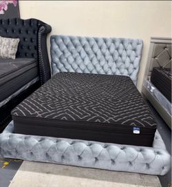 New Queen size bed with 11 inch mattress and free delivery, pay on arrival