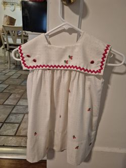 VINTAGE 1980 LITTLE GIRLS LADYBUG DRESS