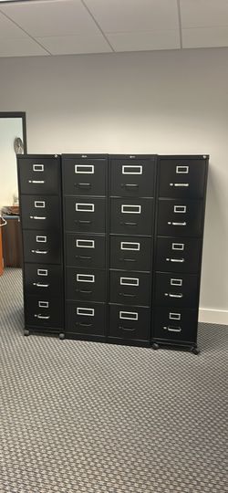 Letter sized file cabinets $25 each