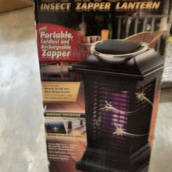 Electric Bug Zapper Lantern, Can Replace Scented Bait That Attracts Bugs, Metal Handle