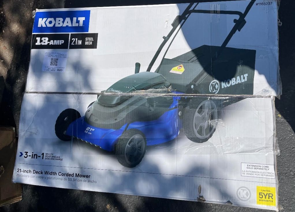 Kobalt 13-Amp 21-in Corded Lawn Mower