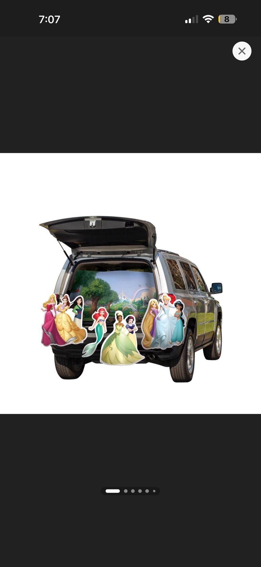 Disney Princess Car Trunk N Treat Halloween