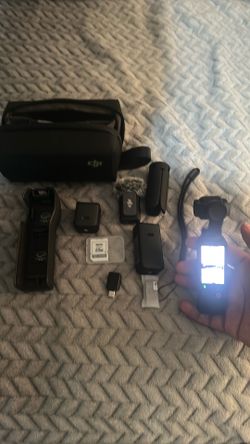 DJI Osmo Pocket 3 Creator Combo, 1'' CMOS, 4K Resolution/120fps Vlog Camera, 3-Axis Stabilization, Face/Object Tracking, Mic Included for Clear Sound,