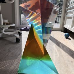 Jonathan Adler rainbow acrylic table
