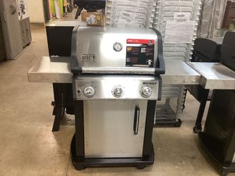 Weber S-315 Stainless Steel 3-Burner Natural Gas Grill, New Scratch and Dent