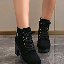 New Women's Heeled Ankle Boots