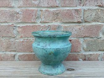 Vintage Small Bronze/Brass Planter