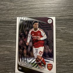 Ethan Nwaneri 2025–26 Topps UEFA Arsenal Young Star RC
