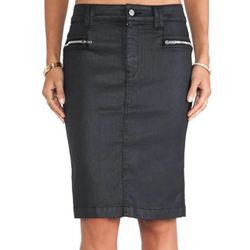 7 for all Mankind. "Fashion HW" pencil skirt with zippers  29
