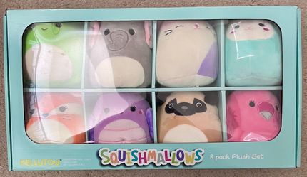 Squishmallows Plush 8-Pack 5" Henry Mila Charlotte Jacob James Brenda Prince