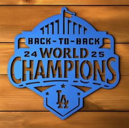 Custom Metal Dodgers Sign