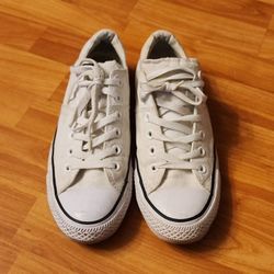 White Converse Low Top (womens)