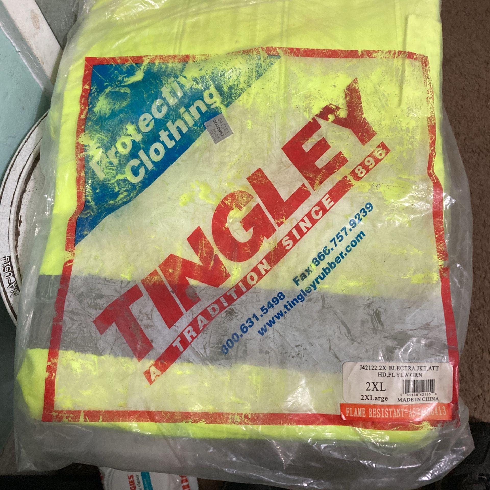 Tingley Rain Jacket 2xl