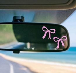 Decoración de moño para auto de mujer