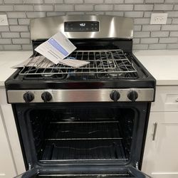 new appliance .. stove and refrigerator combo