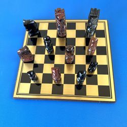32-Piece Marble Chess Set