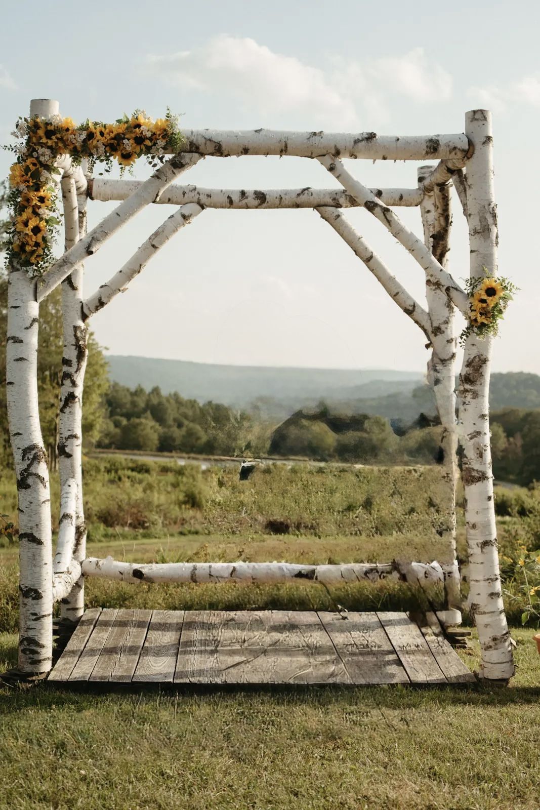 Artificial Wedding Sunflower Arrangement