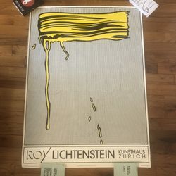 Original Roy Lichtenstein Silkscreen Print 