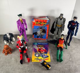 Batman Figures and Books