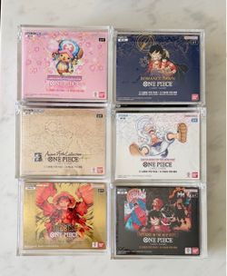 One Piece Booster Box OP 01 02 05 09 EB PRB Extra Premium Packs 13 17 Card Game Promo Manga Luffy Zoro Nami Chopper PSA Case Pokemon Gundam Riftbound
