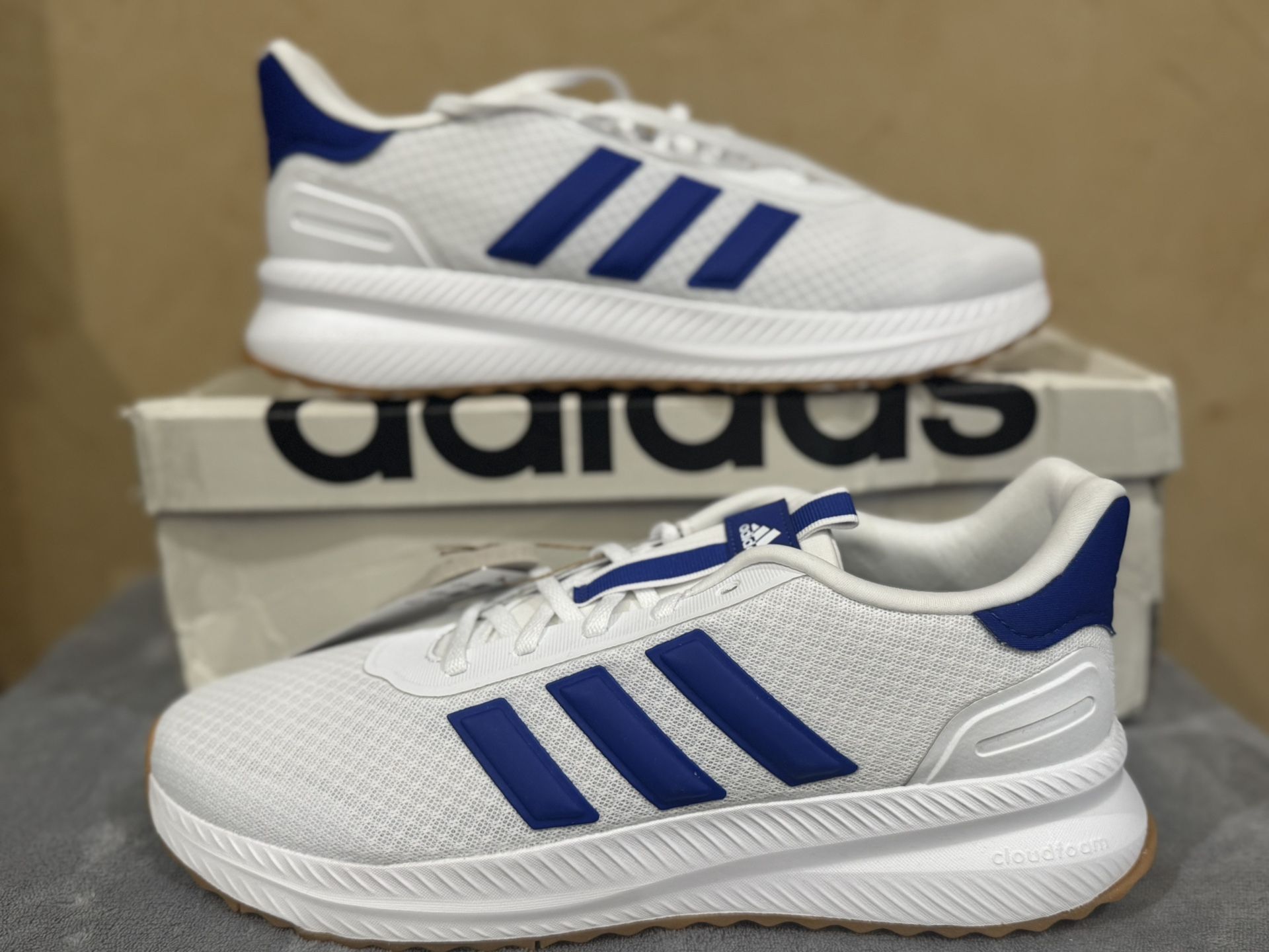 Adidas X PLR Path White Blue Gum Mens Athletic Sneaker Size 11.5