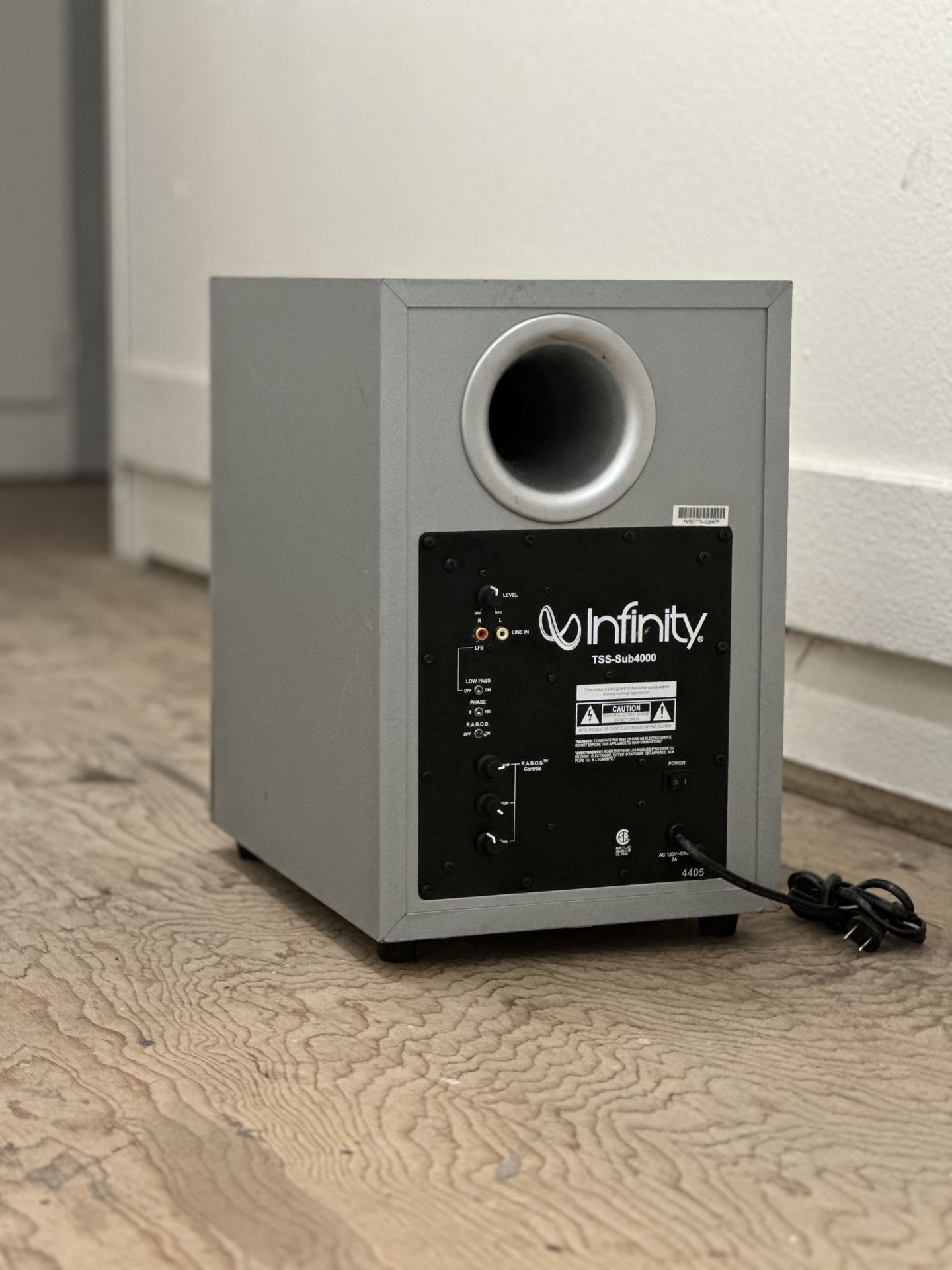 Sub Infinity TSS-Sub4000 Nice Condition for Sale in Los Angeles, CA ...