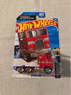 Hot wheels transformers optimus prime