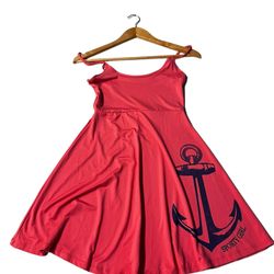 Pink Anchor - Sporty Girl Sundress