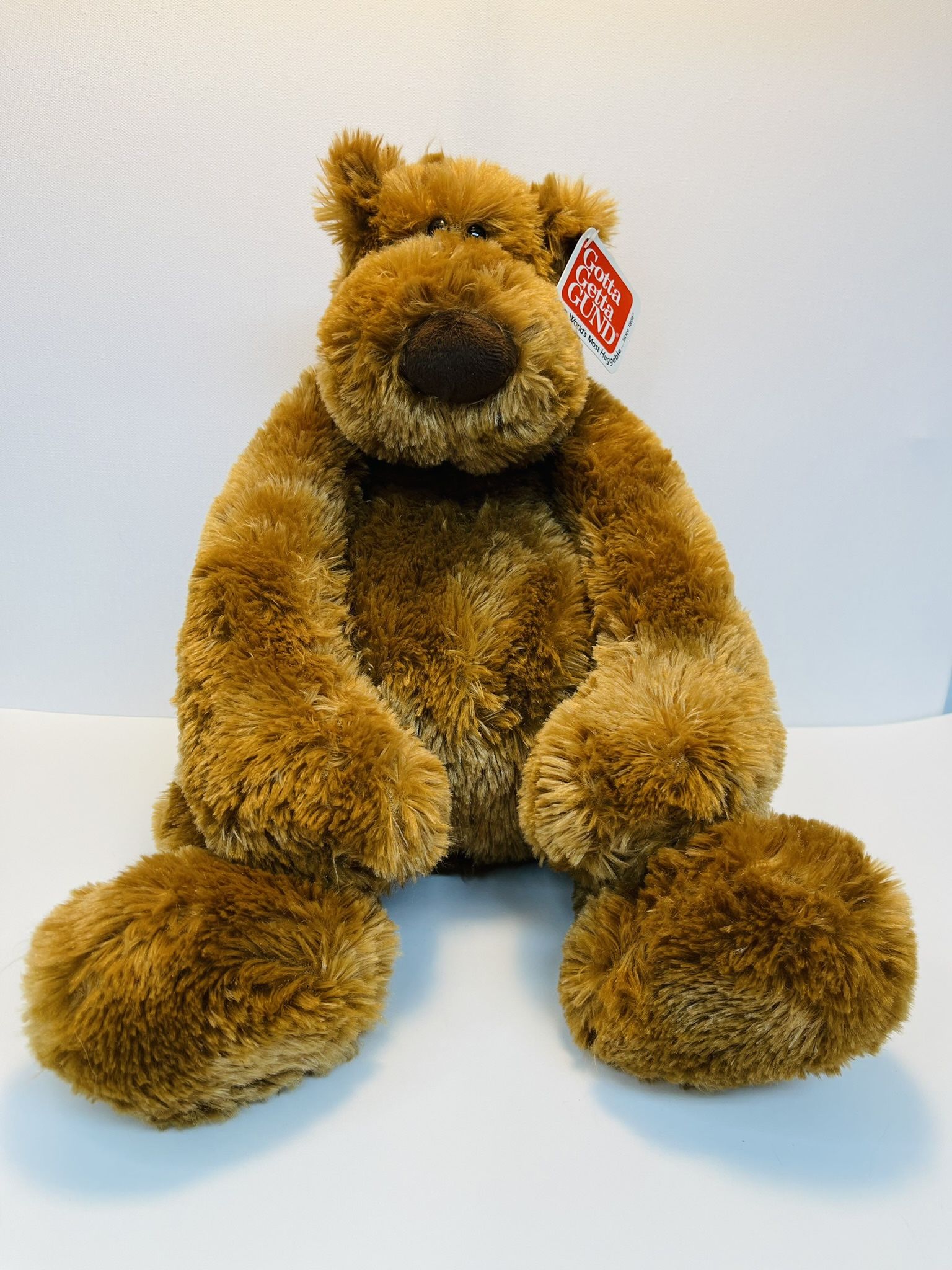 Gund “Slacker” Bear Plush Soft Brown Stuffed Teddy #15148 Collectible Toy 19"
