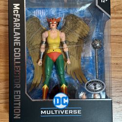 Mcfarlane DC Hawkgirl Platinum Beautiful Package Sealed $50