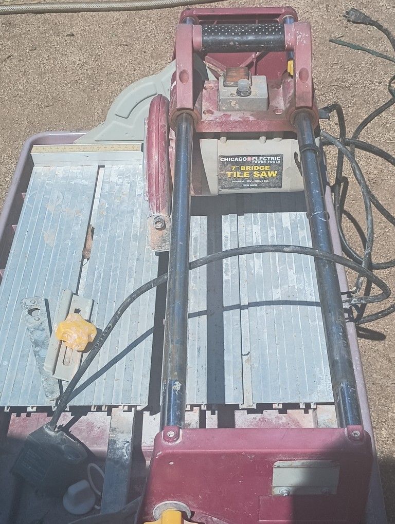 7" Chicago Tile Saw