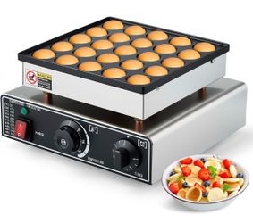 Mini Pancake Maker Commercial 25 Pcs Dutch Muffin Machine 950w Waffle Maker
