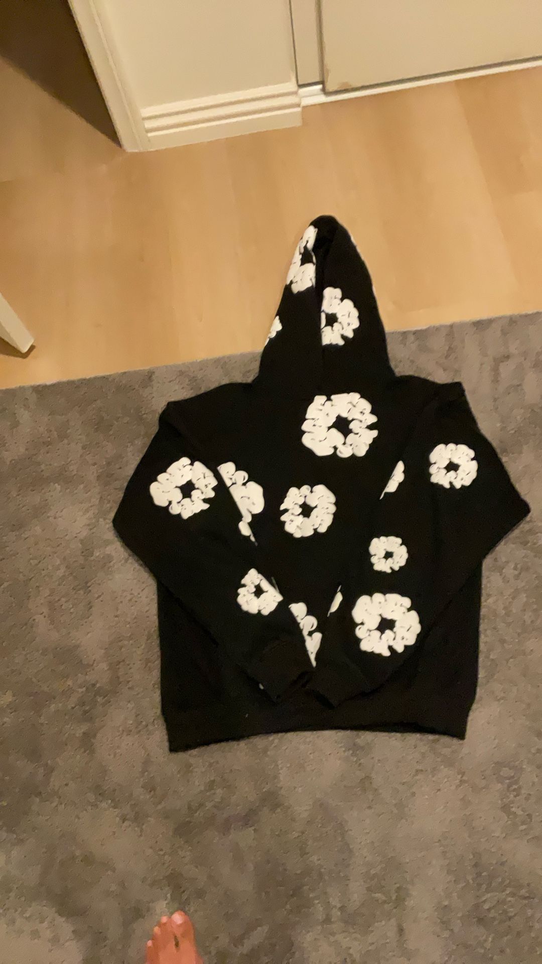 Denim Tears Hoodie Black Size Large