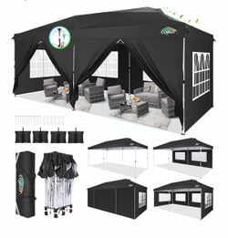 Pop-Up Canopy Tent with Sidewalls