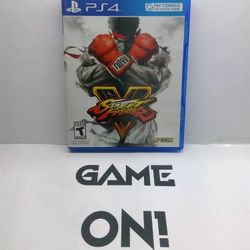 Street Fighter 5 V (PlayStation 4, 2016) Complete Tested Working - 