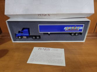 Penjoy 1/64 Mack Carry Food Semi Tractor Trailer Diecast
