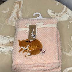 KIT + PEARL Fox Baby Blanket